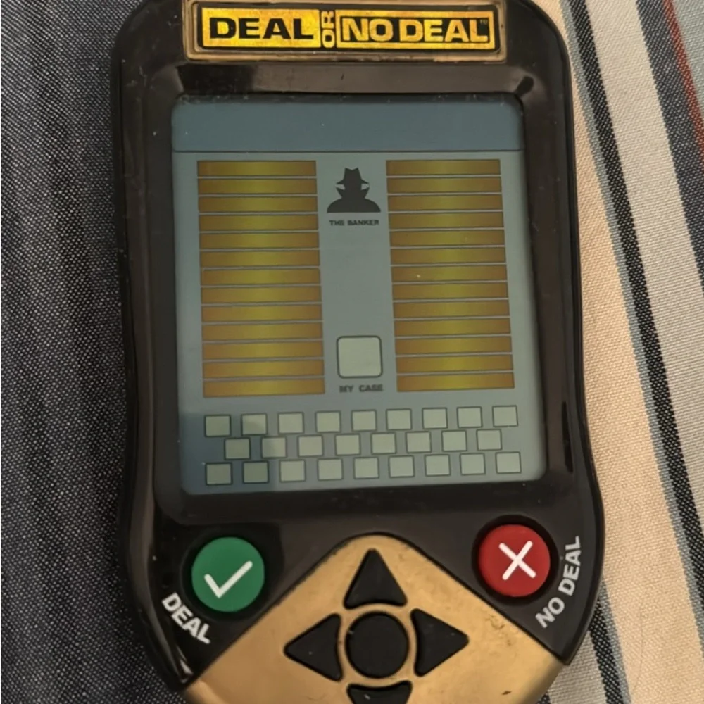 Deal or No Deal Handheld Game - Black and Gold